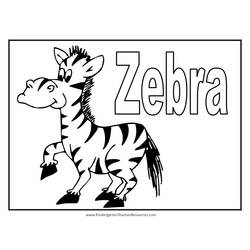 Malvorlage: Zebra (Tiere) #13031 - Kostenlose Malvorlagen zum Ausdrucken