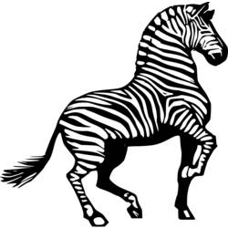 Malvorlage: Zebra (Tiere) #13047 - Kostenlose Malvorlagen zum Ausdrucken