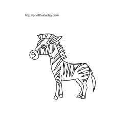 Malvorlage: Zebra (Tiere) #13049 - Kostenlose Malvorlagen zum Ausdrucken