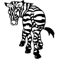 Malvorlage: Zebra (Tiere) #13078 - Kostenlose Malvorlagen zum Ausdrucken