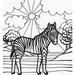 Malvorlage: Zebra (Tiere) #13079 - Kostenlose Malvorlagen zum Ausdrucken