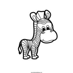 Malvorlage: Zebra (Tiere) #13082 - Kostenlose Malvorlagen zum Ausdrucken