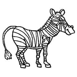 Malvorlage: Zebra (Tiere) #13090 - Kostenlose Malvorlagen zum Ausdrucken