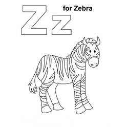 Malvorlage: Zebra (Tiere) #13108 - Kostenlose Malvorlagen zum Ausdrucken
