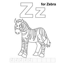 Malvorlage: Zebra (Tiere) #13109 - Kostenlose Malvorlagen zum Ausdrucken