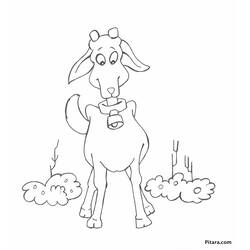 Malvorlage: Ziege (Tiere) #2490 - Kostenlose Malvorlagen zum Ausdrucken