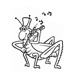 Malvorlage: Zikade (Tiere) #18437 - Kostenlose Malvorlagen zum Ausdrucken
