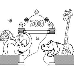 Malvorlage: Zoo (Tiere) #12783 - Kostenlose Malvorlagen zum Ausdrucken