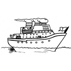 Malvorlage: Boot Schiff (Transport) #137440 - Kostenlose Malvorlagen zum Ausdrucken