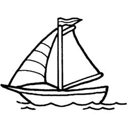 Malvorlage: Boot Schiff (Transport) #137445 - Kostenlose Malvorlagen zum Ausdrucken
