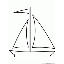 Malvorlage: Boot Schiff (Transport) #137452 - Kostenlose Malvorlagen zum Ausdrucken