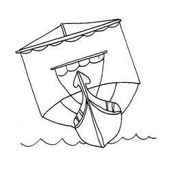 Malvorlage: Boot Schiff (Transport) #137474 - Kostenlose Malvorlagen zum Ausdrucken
