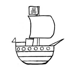 Malvorlage: Boot Schiff (Transport) #137475 - Kostenlose Malvorlagen zum Ausdrucken