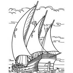Malvorlage: Boot Schiff (Transport) #137485 - Kostenlose Malvorlagen zum Ausdrucken