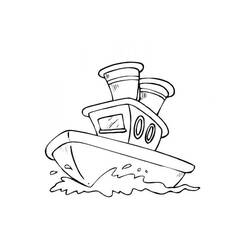 Malvorlage: Boot Schiff (Transport) #137489 - Kostenlose Malvorlagen zum Ausdrucken