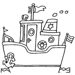 Malvorlage: Boot Schiff (Transport) #137500 - Kostenlose Malvorlagen zum Ausdrucken