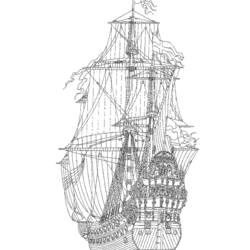 Malvorlage: Boot Schiff (Transport) #137511 - Kostenlose Malvorlagen zum Ausdrucken