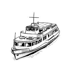 Malvorlage: Boot Schiff (Transport) #137519 - Kostenlose Malvorlagen zum Ausdrucken