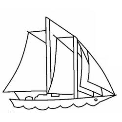 Malvorlage: Boot Schiff (Transport) #137522 - Kostenlose Malvorlagen zum Ausdrucken