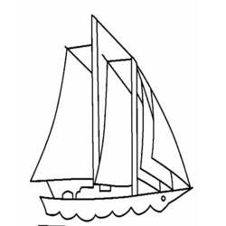 Malvorlage: Boot Schiff (Transport) #137524 - Kostenlose Malvorlagen zum Ausdrucken