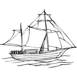 Malvorlage: Boot Schiff (Transport) #137528 - Kostenlose Malvorlagen zum Ausdrucken
