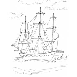 Malvorlage: Boot Schiff (Transport) #137534 - Kostenlose Malvorlagen zum Ausdrucken