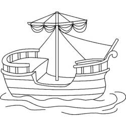 Malvorlage: Boot Schiff (Transport) #137541 - Kostenlose Malvorlagen zum Ausdrucken