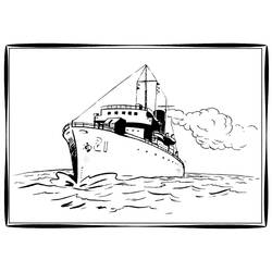 Malvorlage: Boot Schiff (Transport) #137640 - Kostenlose Malvorlagen zum Ausdrucken