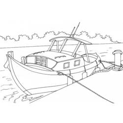 Malvorlage: Boot Schiff (Transport) #137643 - Kostenlose Malvorlagen zum Ausdrucken