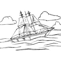 Malvorlage: Boot Schiff (Transport) #137648 - Kostenlose Malvorlagen zum Ausdrucken