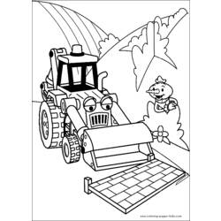 Malvorlage: Bulldozer / mechanischer Bagger (Transport) #141741 - Kostenlose Malvorlagen zum Ausdrucken