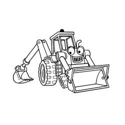 Malvorlage: Bulldozer / mechanischer Bagger (Transport) #141770 - Kostenlose Malvorlagen zum Ausdrucken