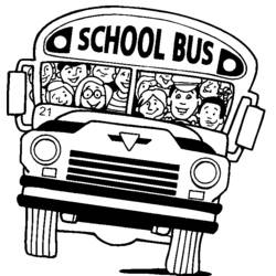 Malvorlage: Bus / Reisebus (Transport) #135284 - Kostenlose Malvorlagen zum Ausdrucken
