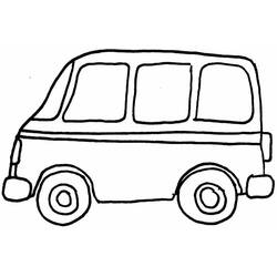 Malvorlage: Bus / Reisebus (Transport) #135310 - Kostenlose Malvorlagen zum Ausdrucken