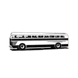 Malvorlage: Bus / Reisebus (Transport) #135318 - Kostenlose Malvorlagen zum Ausdrucken