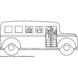 Malvorlage: Bus / Reisebus (Transport) #135321 - Kostenlose Malvorlagen zum Ausdrucken