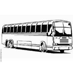 Malvorlage: Bus / Reisebus (Transport) #135343 - Kostenlose Malvorlagen zum Ausdrucken
