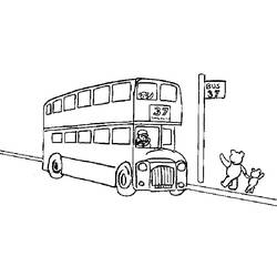 Malvorlage: Bus / Reisebus (Transport) #135350 - Kostenlose Malvorlagen zum Ausdrucken