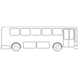 Malvorlage: Bus / Reisebus (Transport) #135354 - Kostenlose Malvorlagen zum Ausdrucken