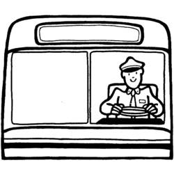 Malvorlage: Bus / Reisebus (Transport) #135364 - Kostenlose Malvorlagen zum Ausdrucken