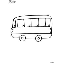 Malvorlage: Bus / Reisebus (Transport) #135368 - Kostenlose Malvorlagen zum Ausdrucken