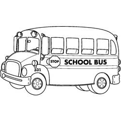 Malvorlage: Bus / Reisebus (Transport) #135371 - Kostenlose Malvorlagen zum Ausdrucken