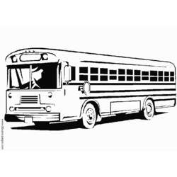 Malvorlage: Bus / Reisebus (Transport) #135375 - Kostenlose Malvorlagen zum Ausdrucken