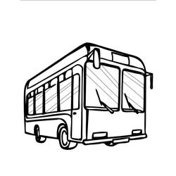 Malvorlage: Bus / Reisebus (Transport) #135384 - Kostenlose Malvorlagen zum Ausdrucken