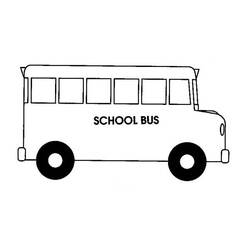 Malvorlage: Bus / Reisebus (Transport) #135393 - Kostenlose Malvorlagen zum Ausdrucken