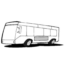 Malvorlage: Bus / Reisebus (Transport) #135438 - Kostenlose Malvorlagen zum Ausdrucken