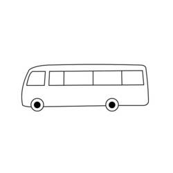 Malvorlage: Bus / Reisebus (Transport) #135511 - Kostenlose Malvorlagen zum Ausdrucken
