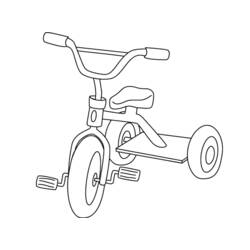 Malvorlage: Fahrrad (Transport) #136943 - Kostenlose Malvorlagen zum Ausdrucken