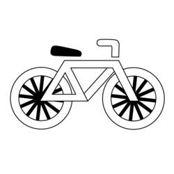 Malvorlage: Fahrrad (Transport) #136946 - Kostenlose Malvorlagen zum Ausdrucken