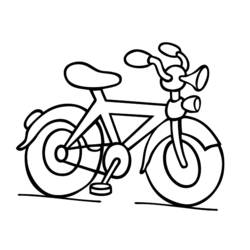Malvorlage: Fahrrad (Transport) #136947 - Kostenlose Malvorlagen zum Ausdrucken